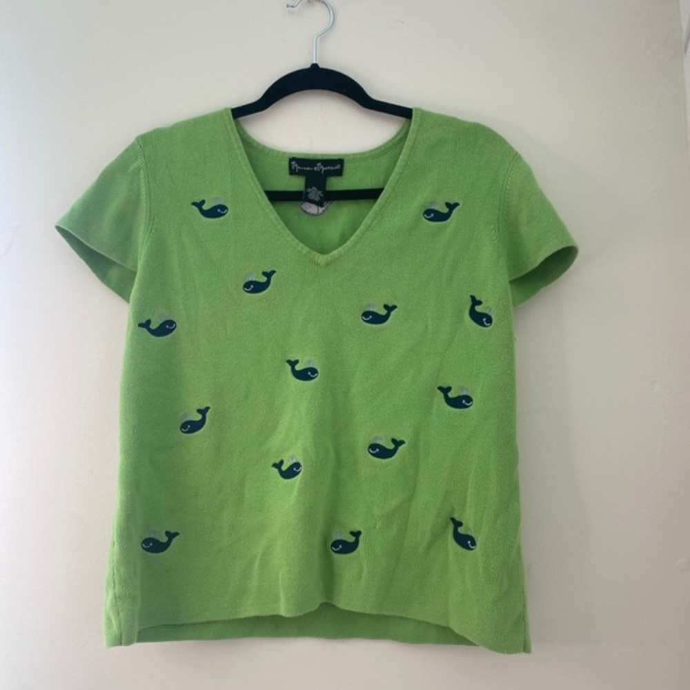 mercer &  madison Green Vintage Top Size XL